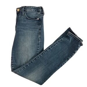 Athleta Sculptek Skinny Jeans Womens 8 Medium Wash Blue Stretch Denim